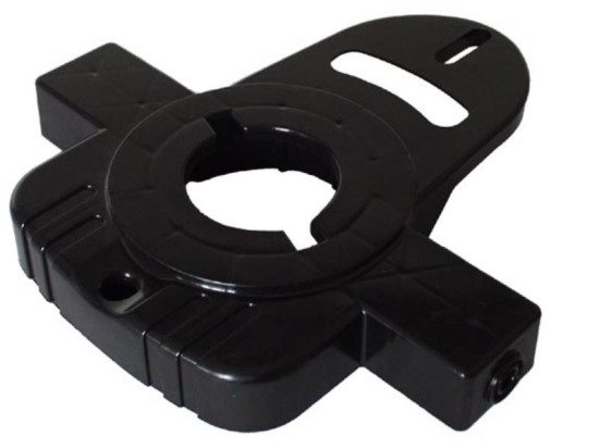 Plaque pivotante noire