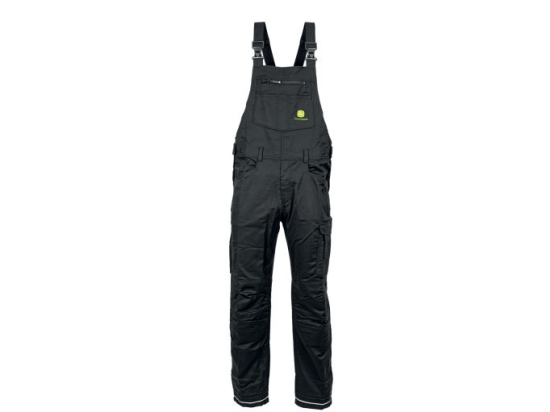 Schwarze Fahrer-Latzhose