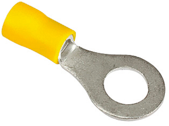 Yellow ring terminal 8mm