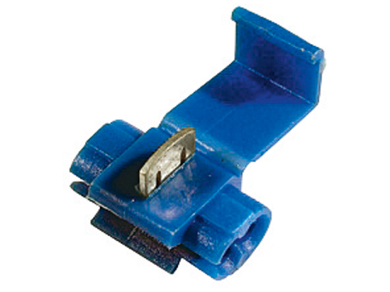 Terminale di arresto scotchlock blu 2 mm