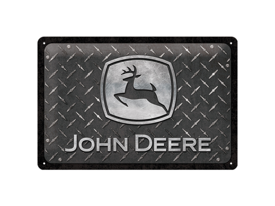 Blechschild "Diamond Plate" 20 x 30 cm