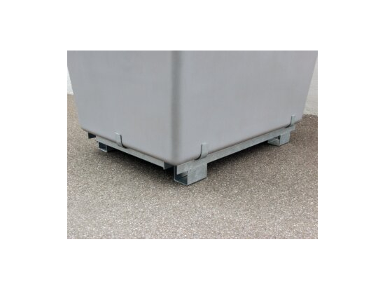 Base pallet for 1100 l