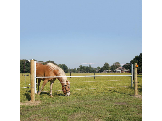 Weidetor verstellbar mit Stromführung / Torbreite 2,5 m bis 4,5 m