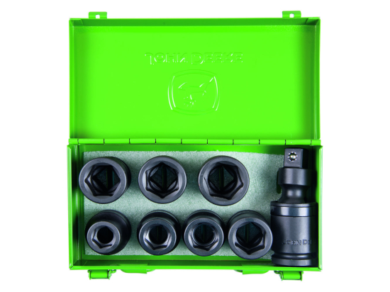 8-TEILIG 3/4" SECHSKANT KRAFT-STECKSCHLÜSSEL-SATZ