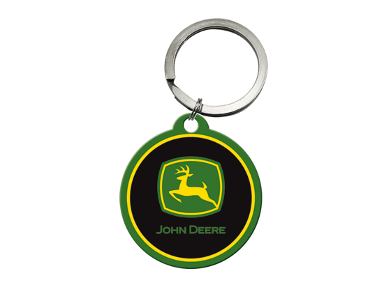 Schlüsselanhänger rund „John Deere – Logo“