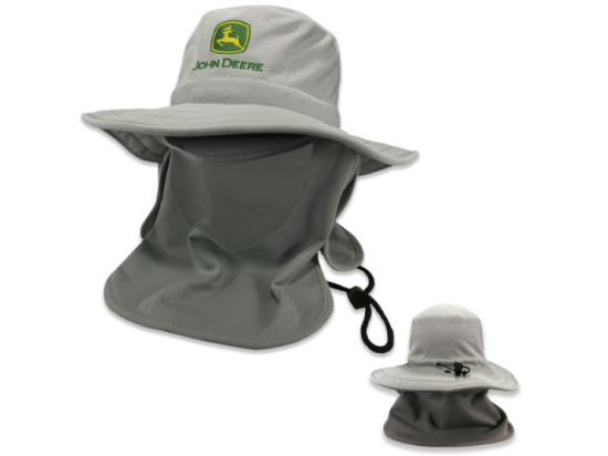Chapeau avec panneaux réglables John Deere