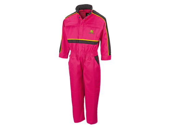 Combinaison de travail rose pour enfants