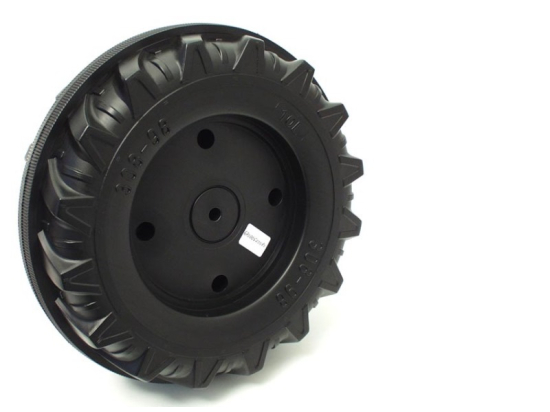 Vorderrad mit Laufreifen