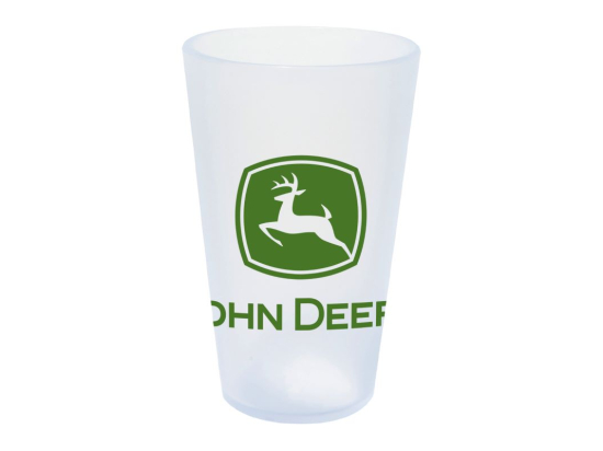 John Deere Sili Pint Glass Icicle