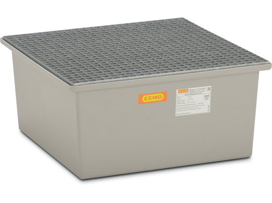 Pallet per pozzetto in PRFV 220/1 **** con griglia in acciaio zincato