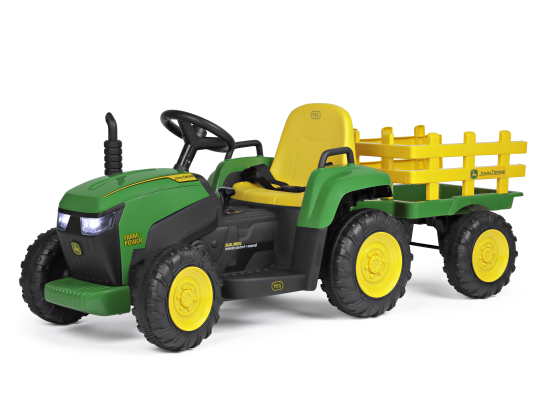 John Deere Farm Power Tractor with Trailer