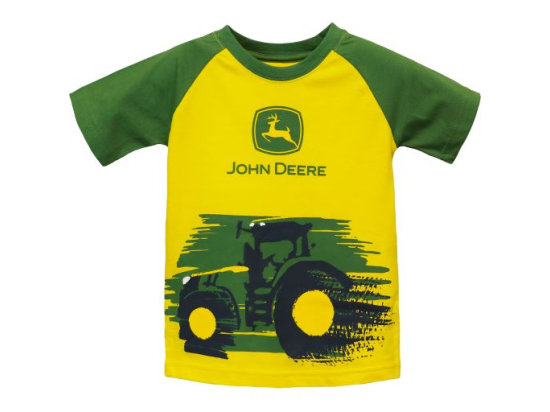 T-shirt pour tout-petits tracteur flouté