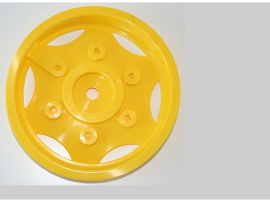 2 copriruota, gialli