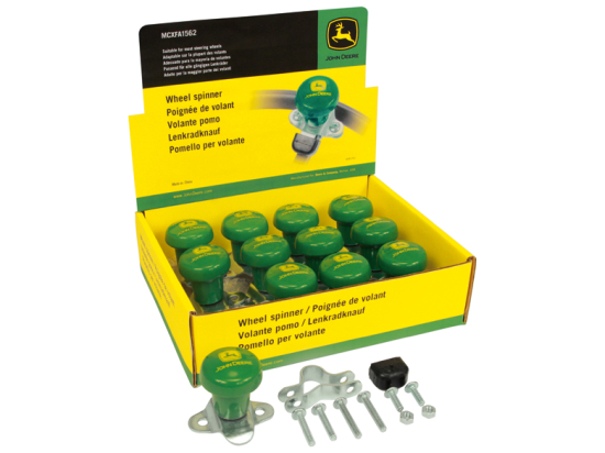 Lenkhilfe, grün mit gelbem Logo