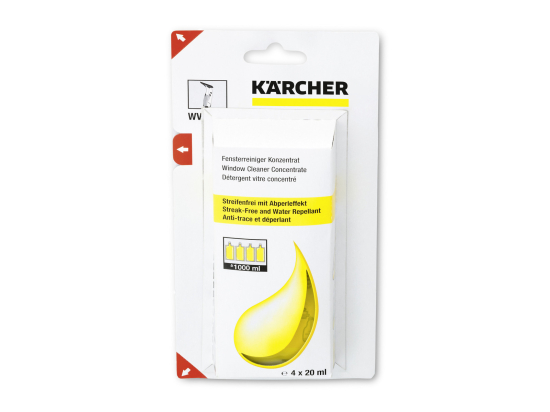 Kärcher Detergente per vetri concentrato 4x20ml