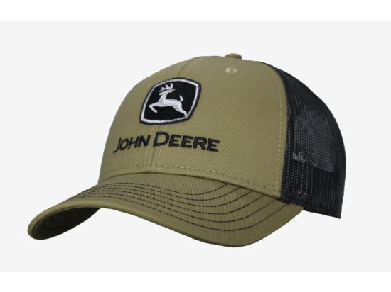 Trademark mesh back cap John Deere
