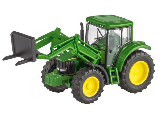 John Deere Traktor 6820S mit Vordergabel