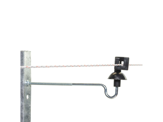 Abstand-Isolator 20 cm / M6 für Metallpfähle (10)