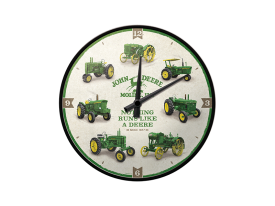 Wall Clock 'John Deere History'