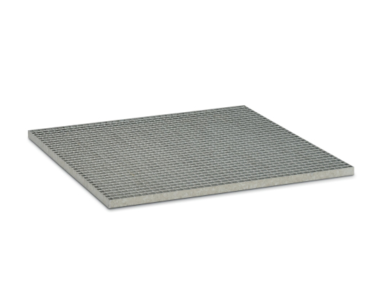 Griglia in acciaio zincato per pallet di raccolta in PRFV 220/4