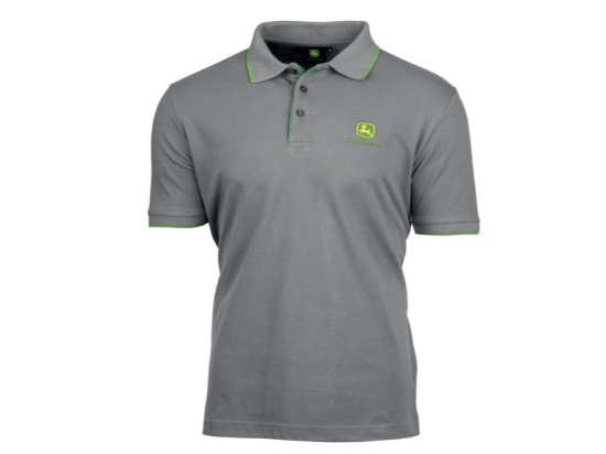 Graues Poloshirt