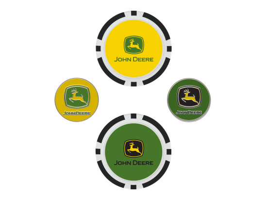 John Deere Golf Marker Set
