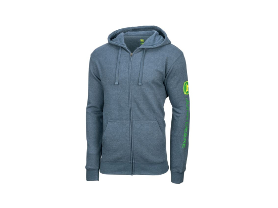 Zip Fleece Hood John Deere