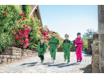 Tuta da campo per ragazzi verde