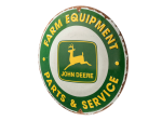 Rundes Blechschild „Parts & Services“