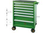 WERKZEUGWAGEN 7 SCHUBLADEN AUF KUGELGELAGERTEN FÜHRUNGSSCHIENEN