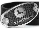 John Deere cintura di pelle nera