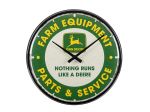 Wall Clock \\"Farm Equipment Parts & Service\\"