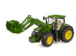 John Deere 7R 350 w/frontloader, trailer