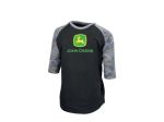 T-shirt per ragazzi con manica a 3/4 John Deere