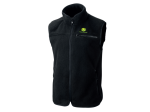 Schwarze Fleece-Weste für Fahrer