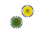 John Deere Golf Marker Set