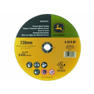 Disque à découper abrasif 230 mm x 3,2 mm MCXFA2301