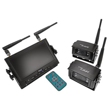 Kit d'observation avec écran numérique quadruple 7" - sans fil MCXFA2501