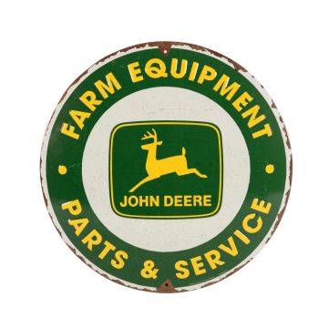 Rundes Blechschild „Parts & Services“ MCN000025104