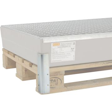 Piastra di fissaggio a vite per pallet di raccolta in PRFV 150 CEM-5112