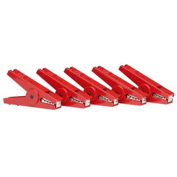 Krokodil Klemme Rot (5) GAL-400204