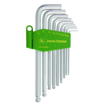 9 pieces jeu de cles males 6 pans a tête spherique pouces MCKTA20202S