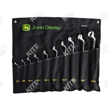 10 pieces trousse de cles polygonales contrecoudees MCKTA1701M