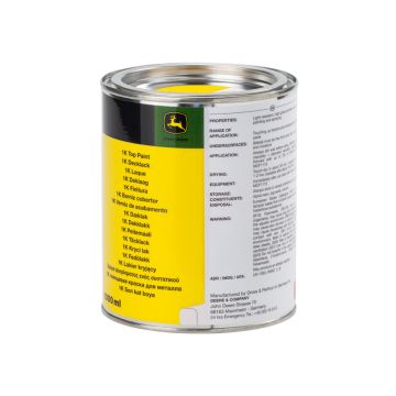 John Deere Yellow Paint, 1L can MCF2311