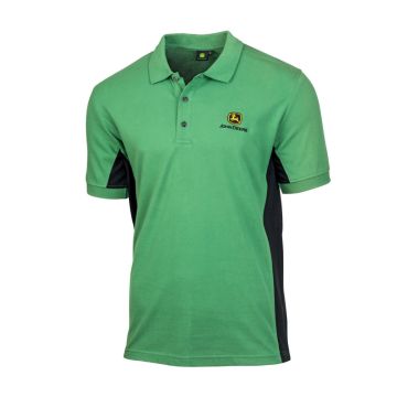 Grünes Feld-Poloshirt MCS3002003