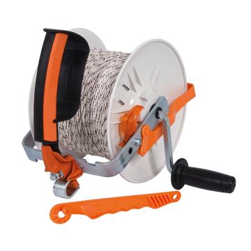 Geared reel pre-installed Polywire 500m GAL-061184