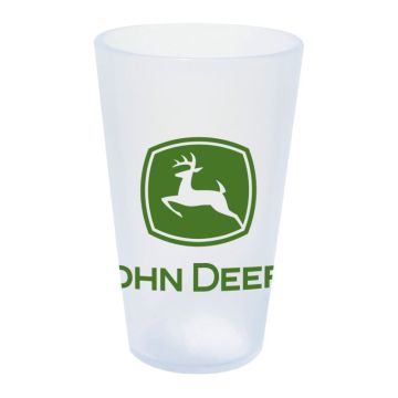 John Deere Sili Pint Glass Icicle MCWCLP86628
