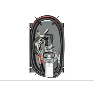 Réservoir dans l'armoire à outils avec tuyau de 4 m et pistolet (12 V ou 24 V) CLA-CGT-PC