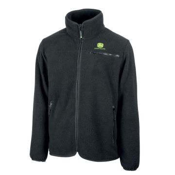 Schwarze Fleece-Jacke für Fahrer MCS2002005