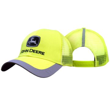 High Viz mesh back cap John Deere MC13080243YW